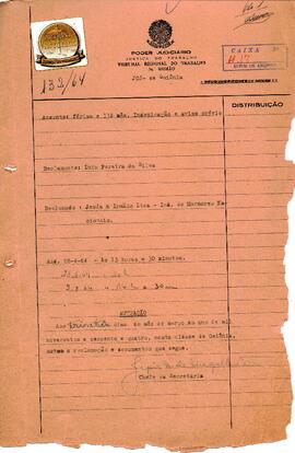 Reclamação Trabalhista 132/1964