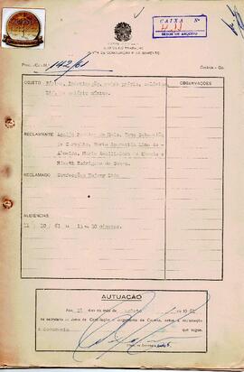 Reclamação Trabalhista 142/1961