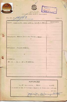 Reclamação Trabalhista 141/1963