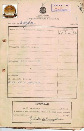Reclamação Trabalhista 220/1962