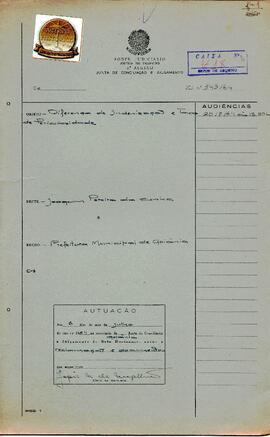 Reclamação Trabalhista 343/1964