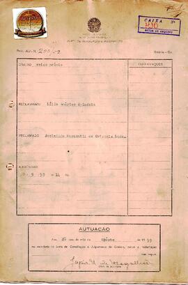 Reclamação Trabalhista 199/1959