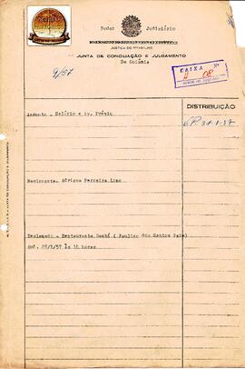 Reclamação Trabalhista 09/1957