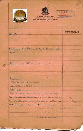 Reclamação Trabalhista 254/1964