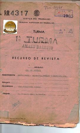 Reclamação Trabalhista 210/1965