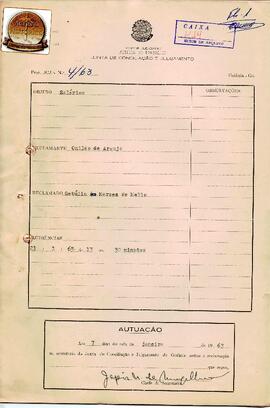 Reclamação Trabalhista 04/1963