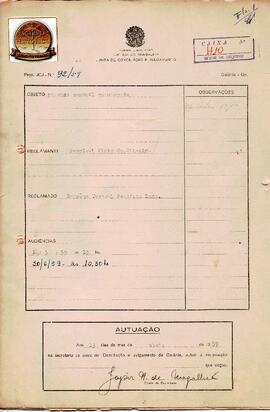 Reclamação Trabalhista 92/1959