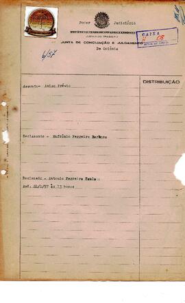 Reclamação Trabalhista 06/1957