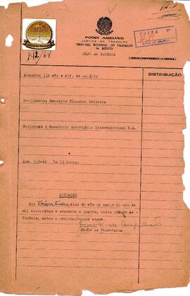 Reclamação Trabalhista 142/1964