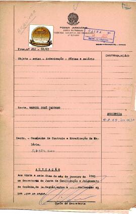 Reclamação Trabalhista 88/1965