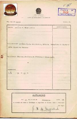 Reclamação Trabalhista 46/1959