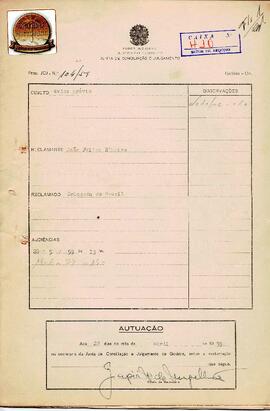 Reclamação Trabalhista 104/1959