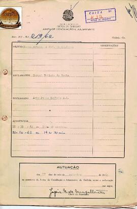 Reclamação Trabalhista 219/1962