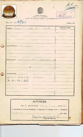 Reclamação Trabalhista 67/1964