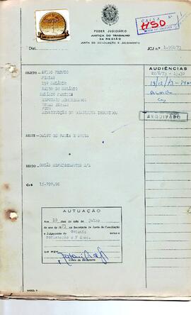 Reclamação Trabalhista 1052/1973