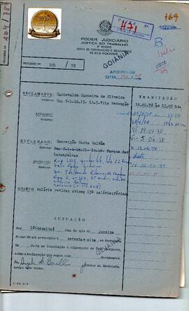Reclamação Trabalhista 104/1978