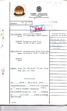 Reclamação Trabalhista 1563/1981