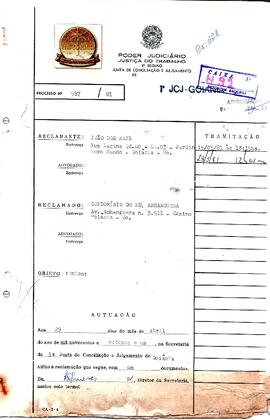 Reclamação Trabalhista 987/1981