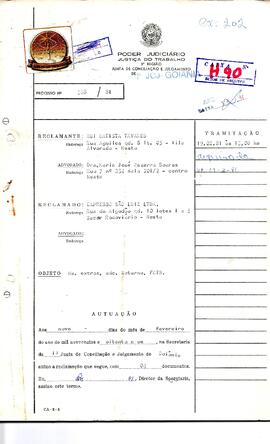 Reclamação Trabalhista 368/1981