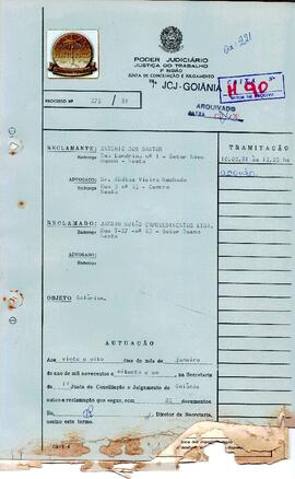 Reclamação Trabalhista 275/1981