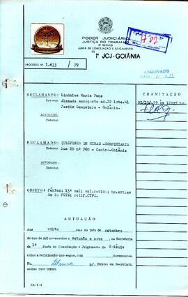 Reclamação Trabalhista 1633/1979