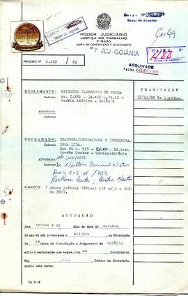 Reclamação Trabalhista 2262/1980