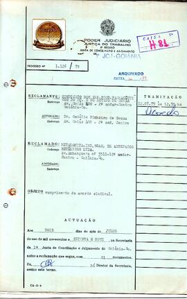 Reclamação Trabalhista 1126/1979