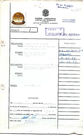 Reclamação Trabalhista 3123/1983
