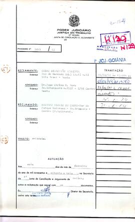 Reclamação Trabalhista 3465/1983