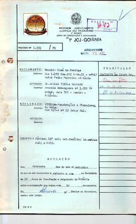 Reclamação Trabalhista 1593/1979