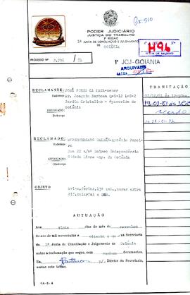 Reclamação Trabalhista 2706/1981