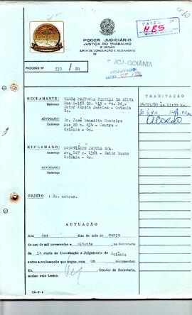 Reclamação Trabalhista 530/1980