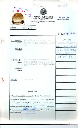 Reclamação Trabalhista 3160/1983
