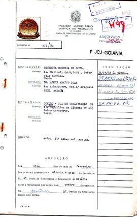 Reclamação Trabalhista 377/1982