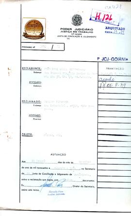 Reclamação Trabalhista 3219/1983