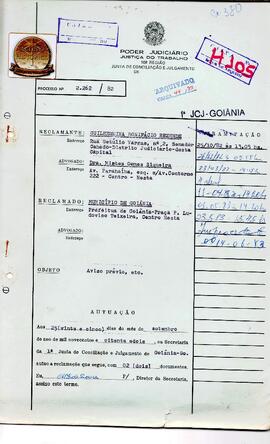 Reclamação Trabalhista 2262/1982