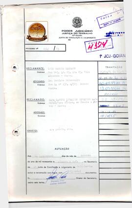 Reclamação Trabalhista 2949/1983