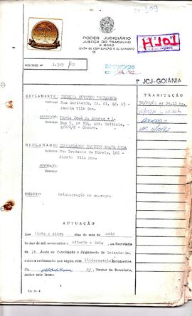 Reclamação Trabalhista 1329/1982