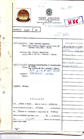 Reclamação Trabalhista 2000/1980