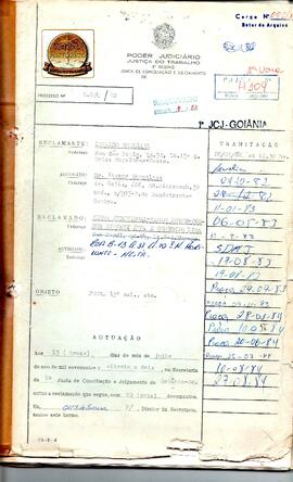 Reclamação Trabalhista 1694/1982