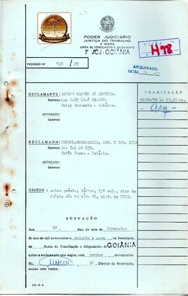 Reclamação Trabalhista 436/1979