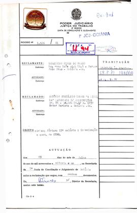 Reclamação Trabalhista 1526/1981