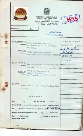 Reclamação Trabalhista 588/1979