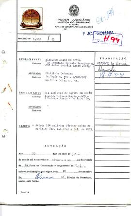 Reclamação Trabalhista 1542/1981