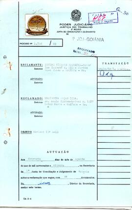 Reclamação Trabalhista 1706/1980