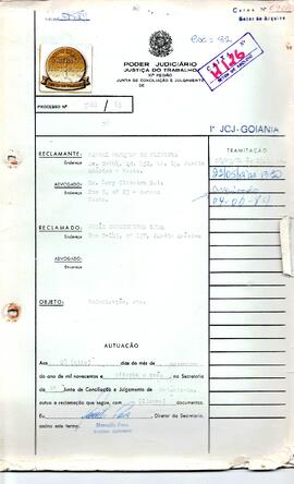 Reclamação Trabalhista 3168/1983