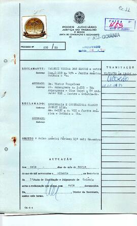 Reclamação Trabalhista 508/1980