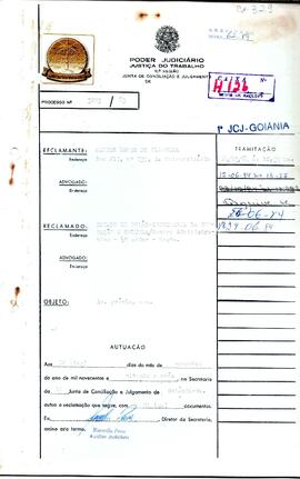 Reclamação Trabalhista 3203/1983