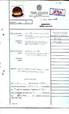 Reclamação Trabalhista 2444/1981