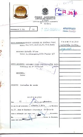 Reclamação Trabalhista 2764/1982